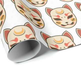 Cute Kawaii Japanese Aesthetic Cat Wrapping Paper  ラッピングペーパー
