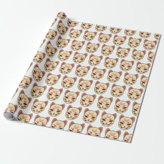 Cute Kawaii Japanese Aesthetic Cat Wrapping Paper  ラッピングペーパー