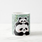 Cute Kawaii Japanese Panda Mug コーヒーマグカップ (中央)