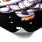 Cute Kawaii Karate Penguin Martial Arts 1  ポスター (角)