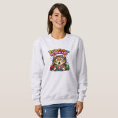 Cute Kawaii Kitten Cat Sweatshirt スウェットシャツ (正面フル)