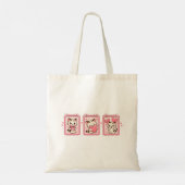 Cute Kawaii Kitten Love Tote Bag トートバッグ (裏面)