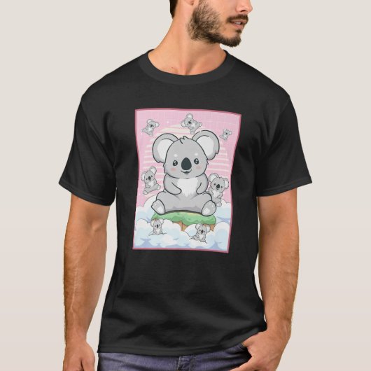 Cute Kawaii Koala Bear Tシャツ (正面)