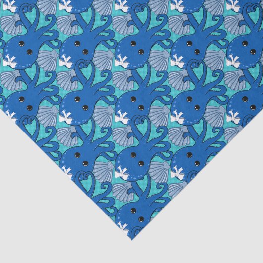 Cute Kawaii Octopus & Seashell Gift Tissue Paper 薄葉紙 (詳細)