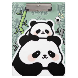 Cute Kawaii Panda Clipboard クリップボード