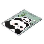 Cute Kawaii Panda Notebook ノートブック (左側)