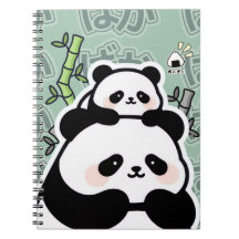 Cute Kawaii Panda Notebook