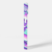 Cute Kawaii Pastel Wave Phone Case Glossy Abstract Case-Mate iPhoneケース (裏面 / 右)