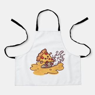 Cute Kawaii Pizza Apron Funny cheesy kitchen apron エプロン