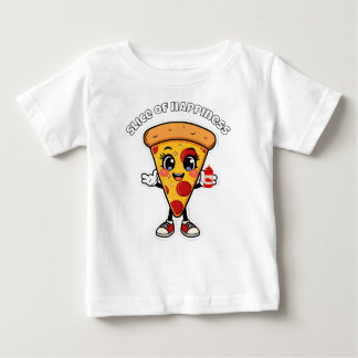 Cute Kawaii Pizza Kids T-Shirt ベビーTシャツ