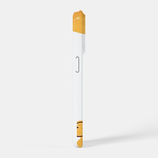 Cute Kawaii Pizza Phone Case Funny Cheesy Food iPhoneケース (右側面)