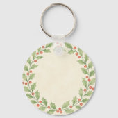 Cute Kawaii Puppy Face Keychain キーホルダー (裏面)