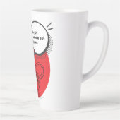 Cute Kawaii Ramen - Funny Japanese Food  カフェラテマグ (右)