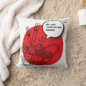 Cute Kawaii Ramen - Funny Japanese Food  クッション (ブランケット)