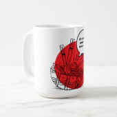 Cute Kawaii Ramen - Funny Japanese Food コーヒーマグカップ (正面左)