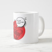 Cute Kawaii Ramen - Funny Japanese Food  ジャンボコーヒーマグカップ (正面右)