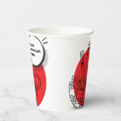 Cute Kawaii Ramen - Funny Japanese Food  紙コップ (左)