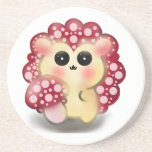 Cute Kawaii Red Mushroom Hedgehog Toadstool Art コースター<br><div class="desc">Add a touch of forest magic to your day with this incredibly cute Mushroom Hedgehog design! This adorable woodland hybrid character features a glossy red toadstool cap with pink dots and big, sweet anime-style eyes. This kawaii illustration perfectly captures the trendy cottagecore and fairycore aesthetics. It makes a wonderful gift...</div>