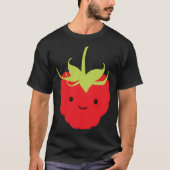 Cute Kawaii Red Raspberry Tシャツ (正面)