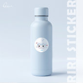 Cute Kawaii Riri Emotion Sticker Sheet ラベル