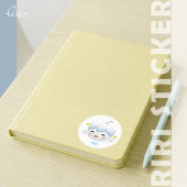 Cute Kawaii Riri Emotion Sticker Sheet ラベル