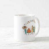 Cute Kawaii School Supplies Mug コーヒーマグカップ (正面右)
