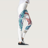 Cute Kawaii Scorpio Zodiac Sign Leggings レギンス (右)