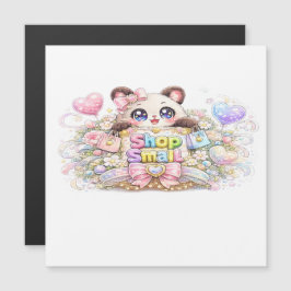 Cute Kawaii Shop Small Business Cat Pastel Pink Fl