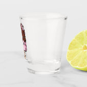 Cute Kawaii Smiling Popsicle ショットグラス (右)