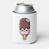 Cute Kawaii Smiling Popsicle 缶クーラー (缶裏面)