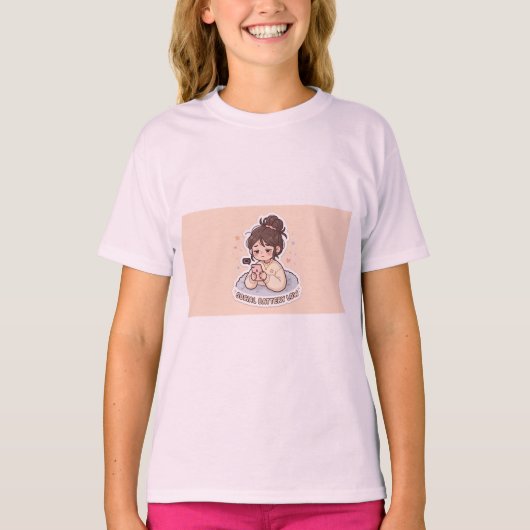 “Cute Kawaii Stickers – Fun Laptop, Phone & Planne Tシャツ (正面)