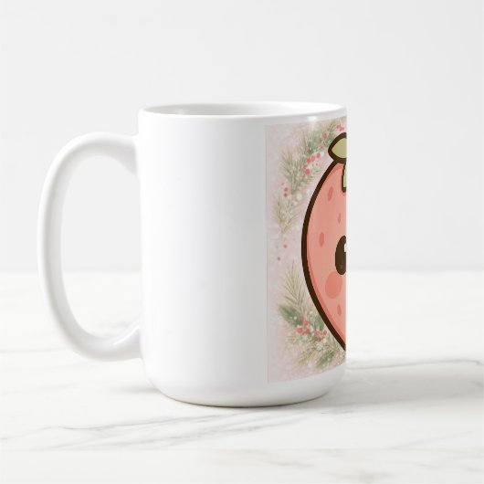 Cute Kawaii Strawberry Mug コーヒーマグカップ (左)