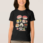 Cute Kawaii Sushi Characters - Japanese Food Lover トライブレンドＴシャツ (正面)