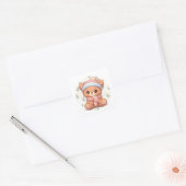 Cute Kawaii Teddy Bear Sticker  スクエアシール (封筒)