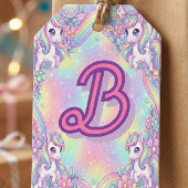 Cute Kawaii Unicorn Pastel Rainbow Magical ギフトタグ