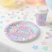 Cute Kawaii Unicorn Pastel Rainbow Magical 紙コップ