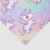 Cute Kawaii Unicorn Pastel Rainbow Magical 薄葉紙 (詳細)