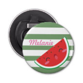 Cute Kawaii Watermelon Personalised 栓抜き (正面)