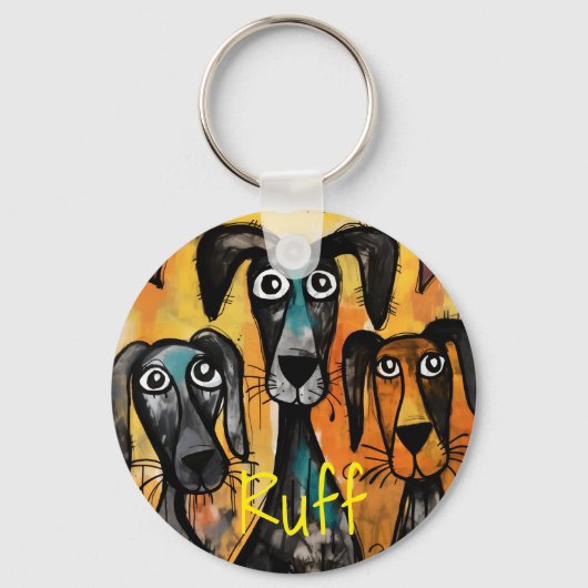 Cute Key Chain Kitten Cat & Dog Puppy Flip it キーホルダー (裏面)