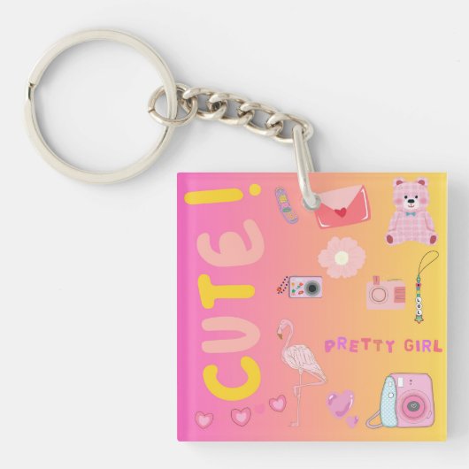 Cute Keychain – Tiny Charm, Big Smiles! キーホルダー (正面)