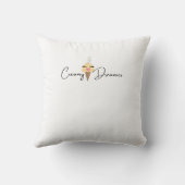 Cute kid pillow Add A Topping Addie Creamy Dreamie クッション (裏面)