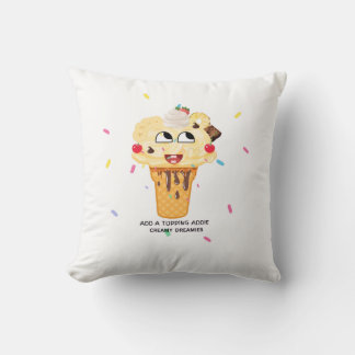 Cute kid pillow Add A Topping Addie Creamy Dreamie クッション