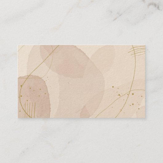 Cute Kids Cartoon Holding Speech Words Business Ca 名刺 (裏面)