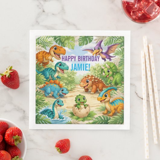 Cute Kids Dinosaur Birthday (インサイチュ)