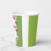 Cute Kids Dinosaur Birthday 紙コップ (左)