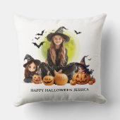 Cute Kids Halloween Costume Party クッション (裏面)