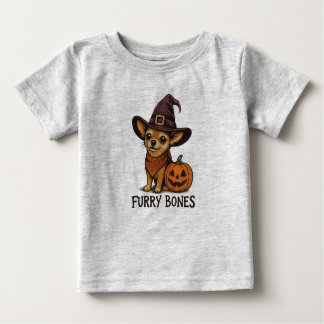 Cute Kids Halloween Shirt Chihuahua ベビーTシャツ