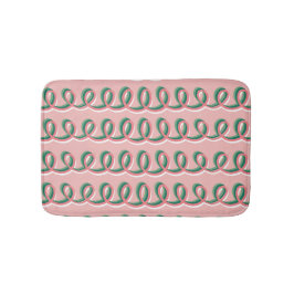 Cute Kid's Looped Pink Bath Rug バスマット
