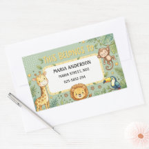 Cute Kids Name Labels : このアイテムは