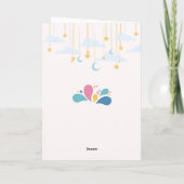 Cute Kids Poking Head Birthday Card - Smiling Sun カード (裏面)